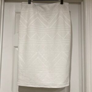 Boutique Essentials White Skirt